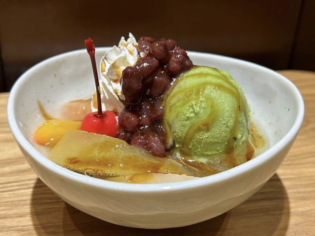 木漏れ日のテラス ぜんざい