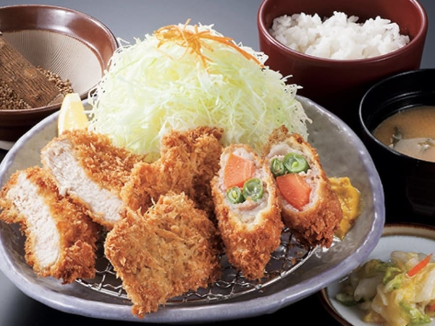 とん八　野菜巻き