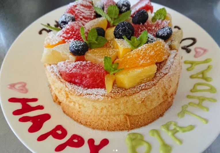 Cafe 桑の実バースデーケーキ