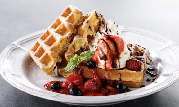 MOA cafe ワッフル