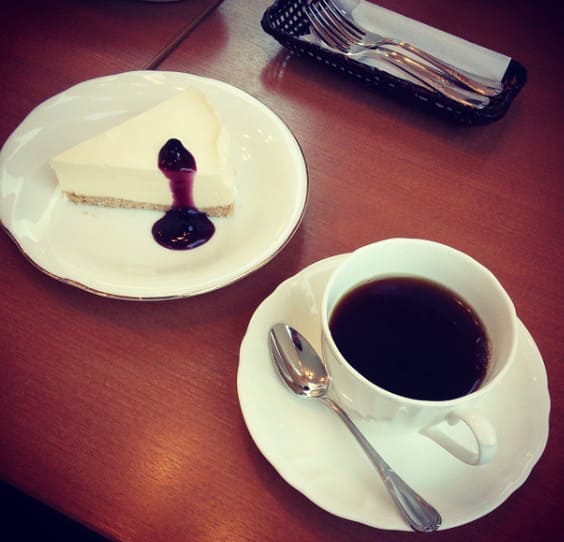 カフェ・スワンレアチーズケーキ